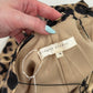 Secondhand Étophe Studios Leopard Satin Mini Dress, Size Medium