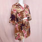 Upcycled Vintage Hawaiian Two Piece Skirt Set, Size L/XL