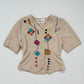 Vintage Gary Fabrikant Silk Button Up Blouse, Size 2
