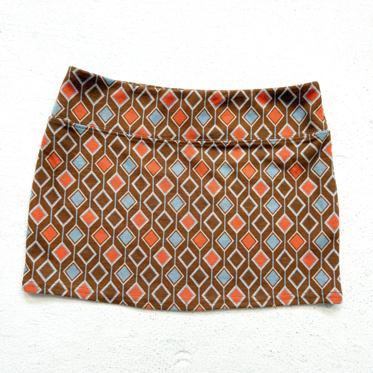 Secondhand Urban Outfitters Geo Print Micro Mini Skirt, Size Small