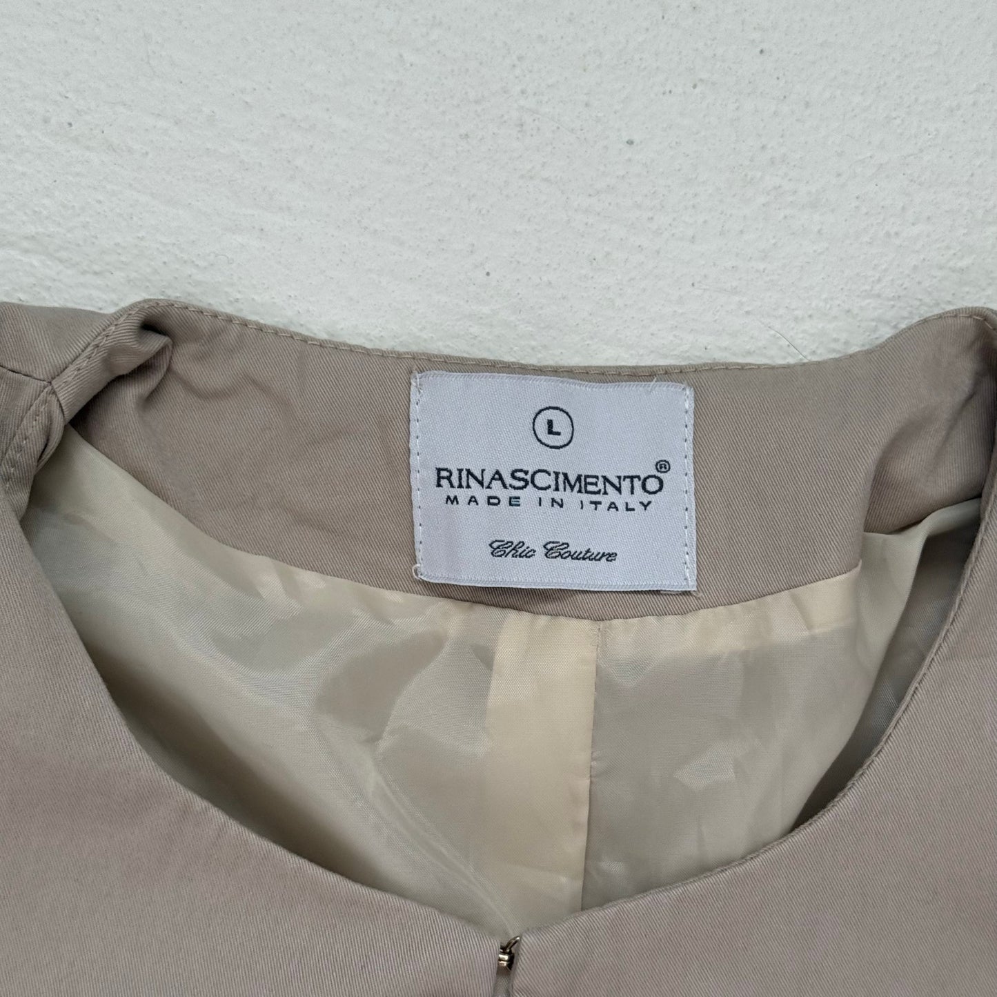 Secondhand Rinascimento Cropped Half Sleeve Blazer, Size Large