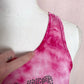 Y2K Guess Rhinestone Pink Tie Dye Tank Top, Size Large