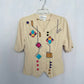 Vintage Gary Fabrikant Silk Button Up Blouse, Size 2