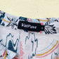 Upcycled Crop Hawaiian Shirt & Scrunchie Set, Size Medium