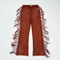 Secondhand Revolve Camila Coelho Kira Pants in Rust, Size XXS