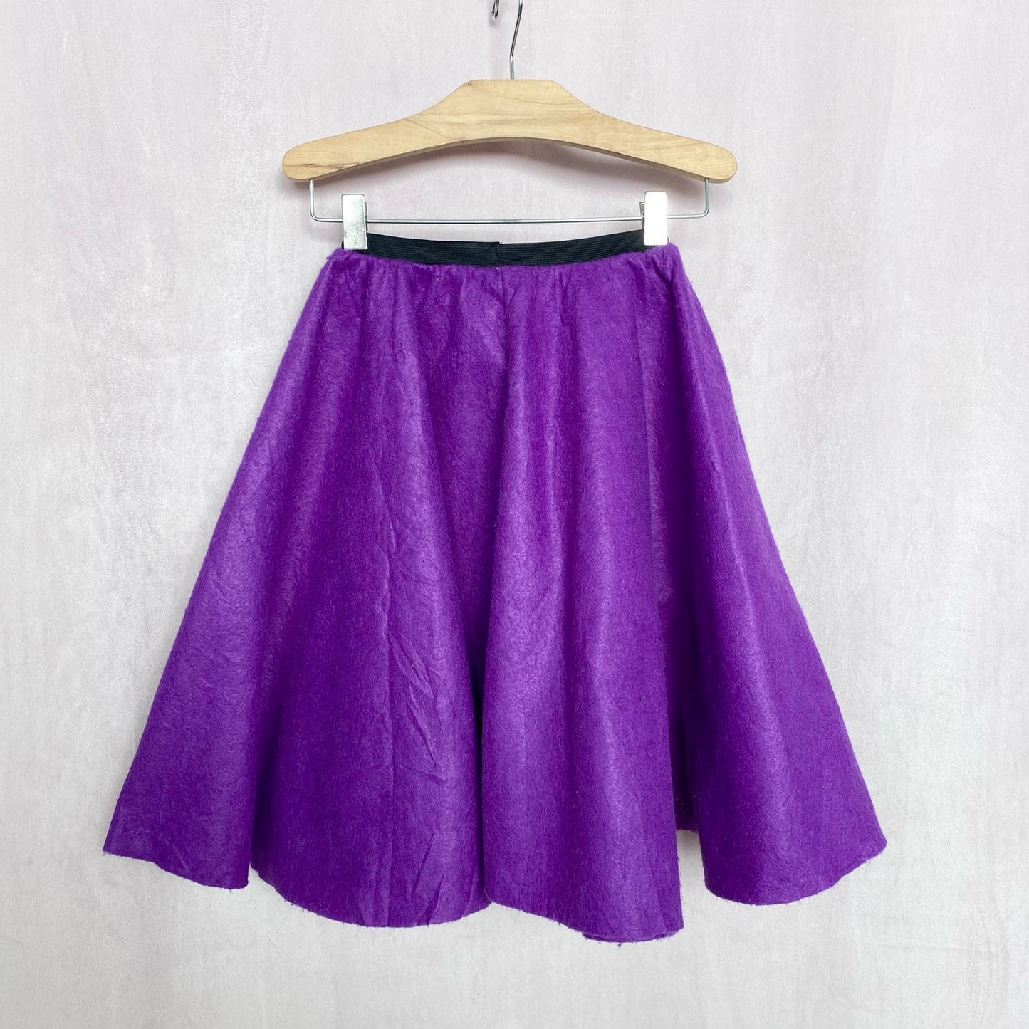 Vintage Purple Poodle Mini Swing Skirt, Size XXS