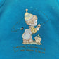 Vintage Hand Embroidered Crewneck Sweatshirt, Size Small