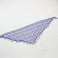 Secondhand Lavender Lace Triangle Scarf