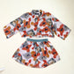 Upcycled Vintage Button Front Two Piece Skirt Set, Size S/M