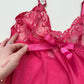 Secondhand Pink Mesh Sequin Lace Babydoll Lingerie Mini Nightgown, Size XL