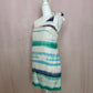 Secondhand Banana Republic Silk Stripe One Shoulder Mini Dress, Size 2