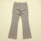 Vintage Juicy Couture Tan Flare Low Rise Stretch Denim Jeans, Size 27