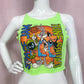 Upcycled Looney Tunes Space Jam Graphic Crop Tank, Size XS