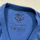 Reworked LA Dodger's Distressed Crop Tee, Size Medium