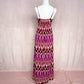 Secondhand Maggy London Heart Tie Dye Flowy Maxi Dress, Size 4