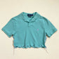 Upcycled Polo Ralph Lauren Crop Top, Size XS