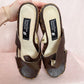 Secondhand Jonathan Martin Snakeskin Wedge Heeled Mules, Size 6