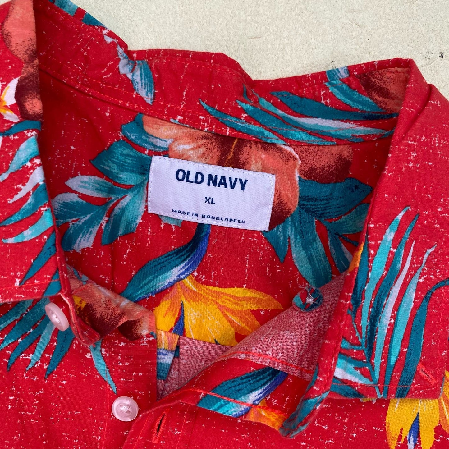 Upcycled Hawaiian Crop Button Up Shirt & Skirt Set, Size XS/S