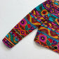 Vintage 80s Rickie Freeman For Teri Jon Quilted Silk Crop Blazer Jacket, S/M