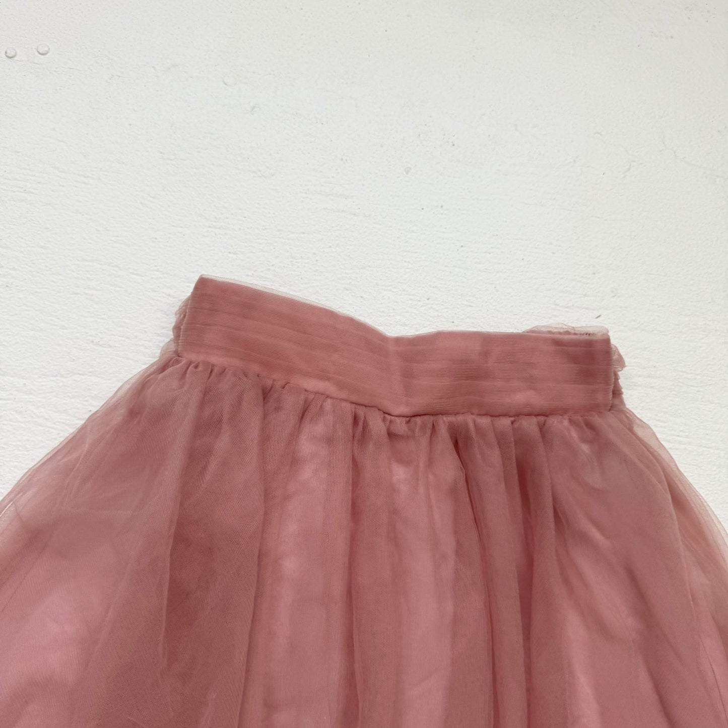 Secondhand Azazie Burnt Pink Tulle Skirt, Size XS