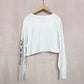 Reworked Spongebob Bubble Bowl Crop Long Sleeve, Size 3XL