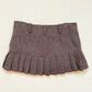 Vintage Abercrombie & Fitch Wool Pleated Micro Mini Skirt, Size 8