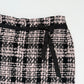 Secondhand Ann Taylor LOFT Tweed Tie Front Wool Mini Skirt, Size 0P