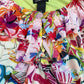 Secondhand Spense Colorful Floral Ruffle Sleeveless Blouse, Size Large