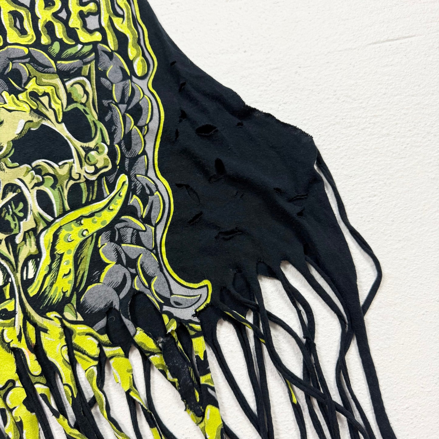 Reworked MyChildren Fringe Band Cutout Tank Top, Size L/XL