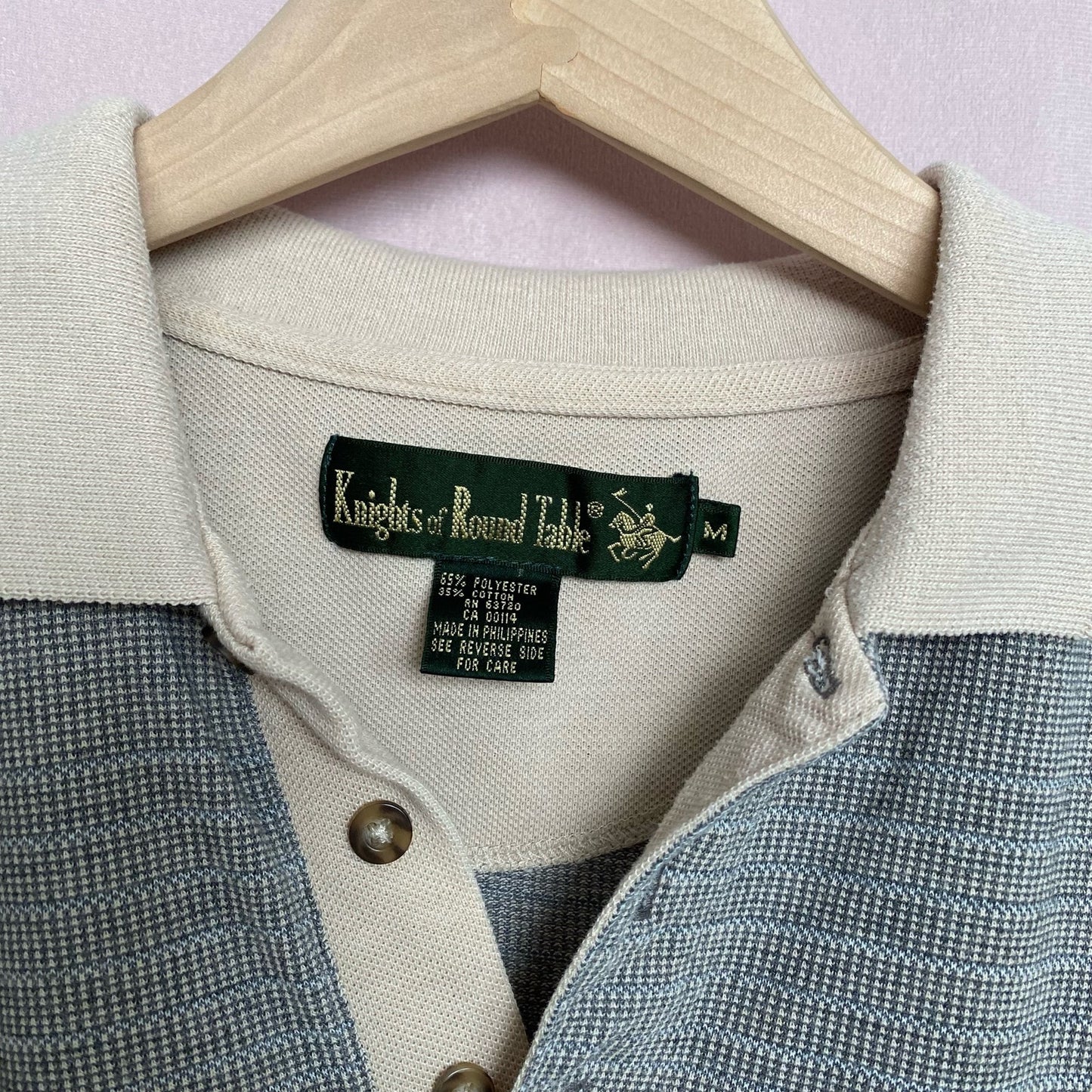 Vintage Knights of Round Table Polo Shirt, Size Medium