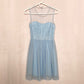 Secondhand Rodarte For Target Blue Lace Mini Dress, Size 1