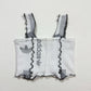 Secondhand Upcycled Adidas Originals Sock Crop Top, Size XS