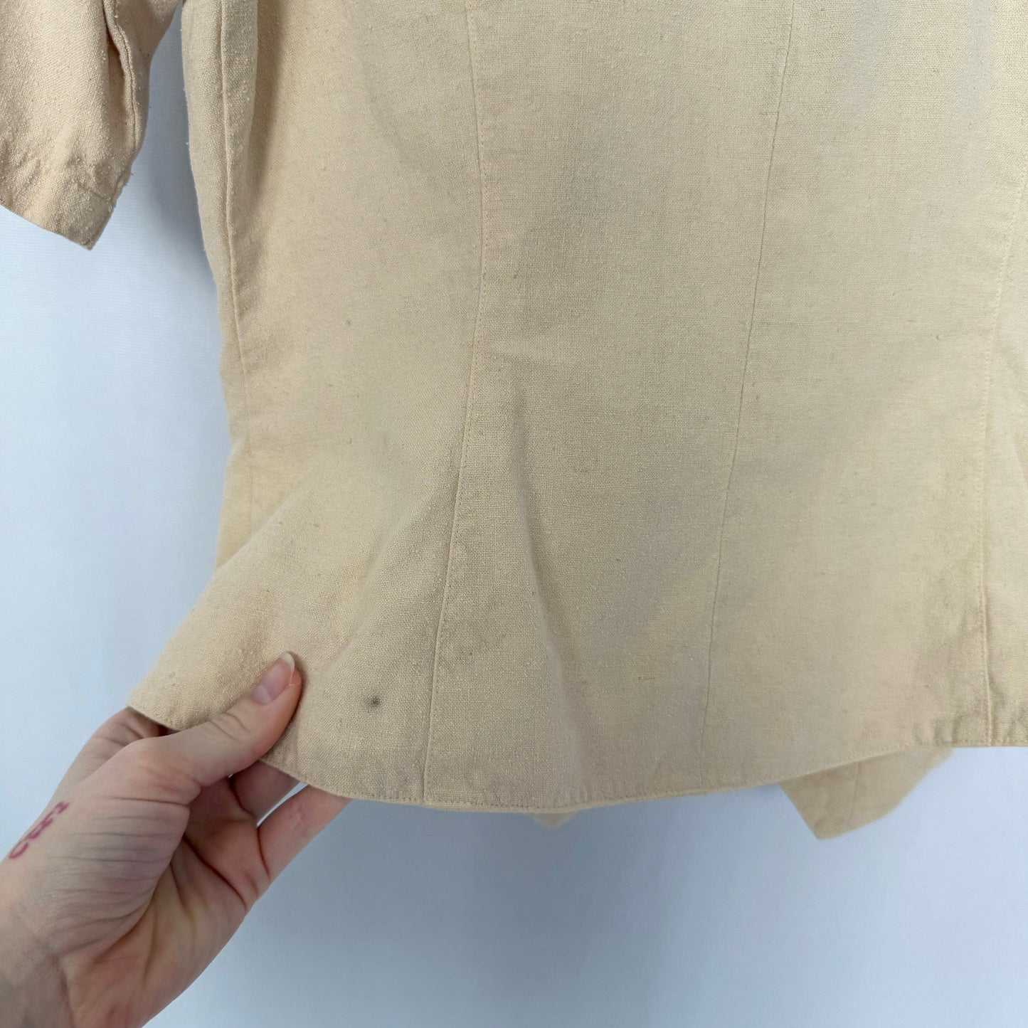 Vintage Gary Fabrikant Silk Button Up Blouse, Size 2