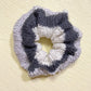 Scrap Fabric Chunky Knit Stripe Jumbo Scrunchie