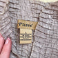 Vintage Plisse Crinkle Tank Top Sleeveless Blouse, Size Large