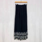 Vintage Harari Sheer Embroidered Maxi Skirt, One Size