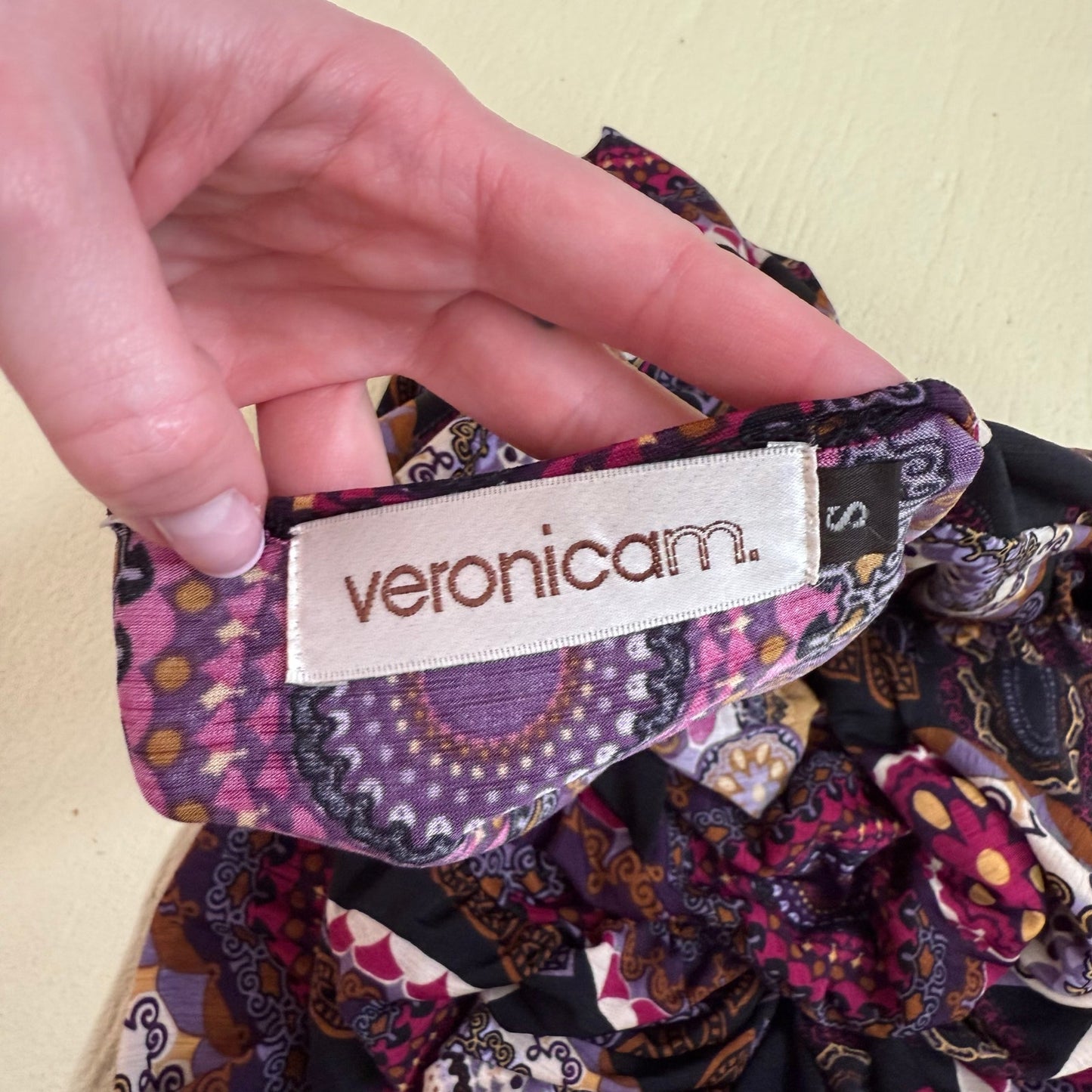 Secondhand Veronica M Fit & Flare Boho Mini Dress, Size Small