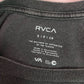 Reworked RVCA Lazy Lady Club Distressed Crop Tee, Size Small