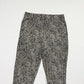 Secondhand Topshop Animal Print Stretch Flare Pants, Size 6