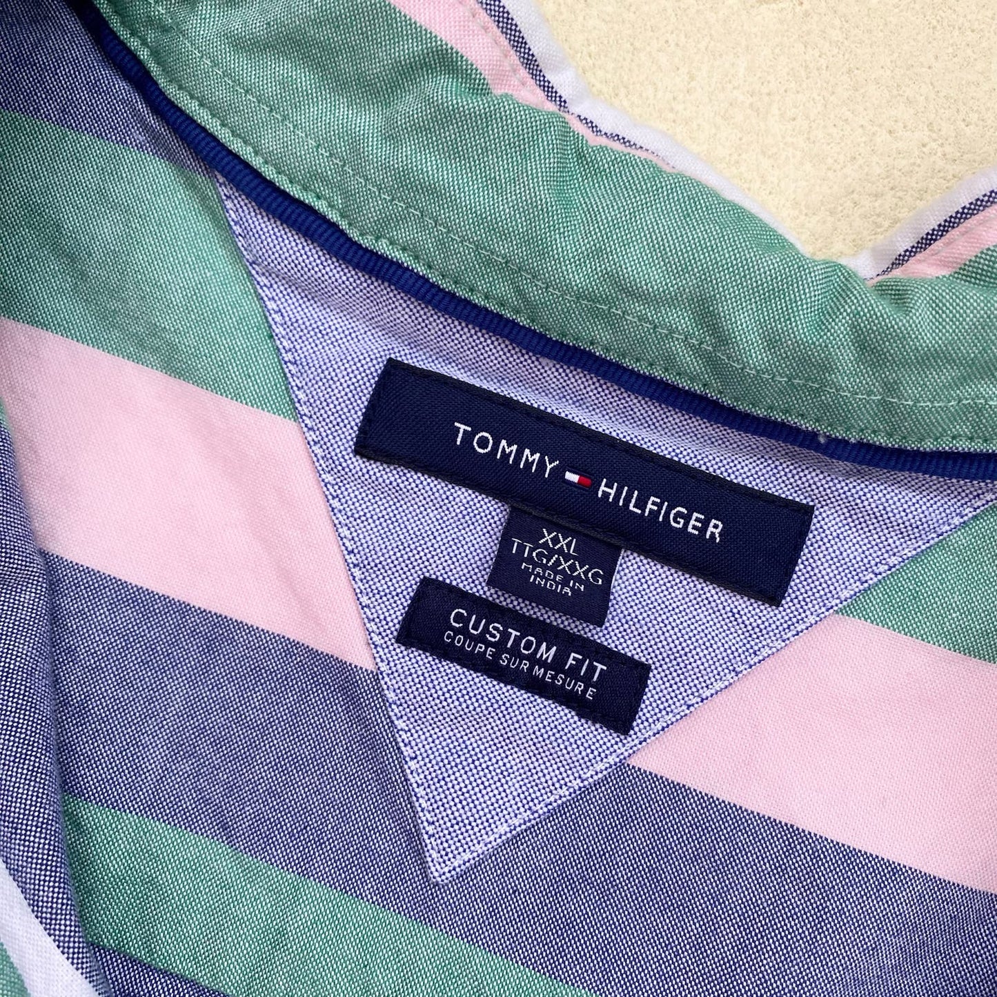 Upcycled Tommy Hilfiger Two Piece Stripe Skirt Set, Size Small