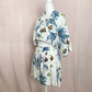 Upcycled Vintage Fish Print Button Two Piece Skirt Set, Size M/L