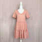 Secondhand Como Vintage Floral Tiered Mini Babydoll Dress, Size Small
