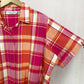 Vintage Victoria Jones Plaid Short Sleeve Button Up Shirt, Size 1X