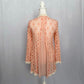 Secondhand Peach Love Floral Lace Open Front Cardigan, Size Small