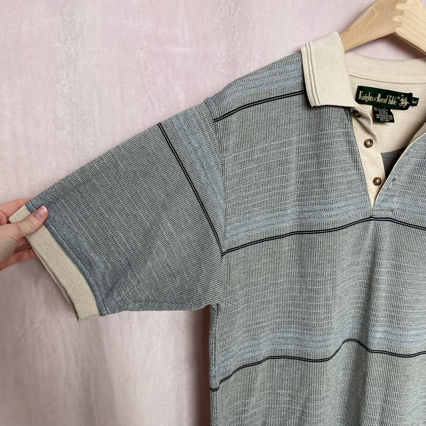 Vintage Knights of Round Table Polo Shirt, Size Medium