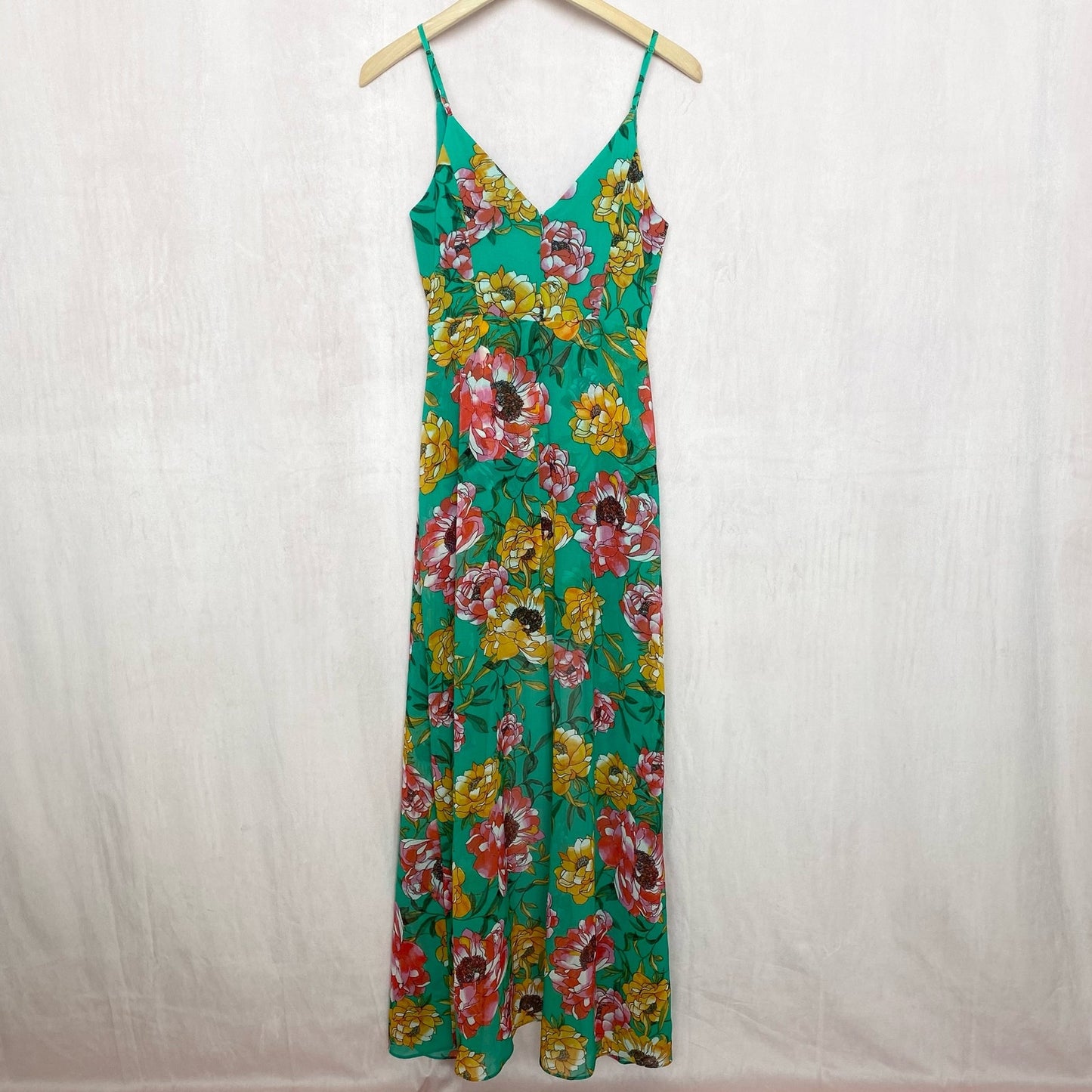 Secondhand Guess Brailyn Tropical Floral Wrap Romper, Size 4