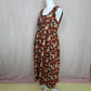 Vintage Christmas Angel Button Front Dress, Size Large