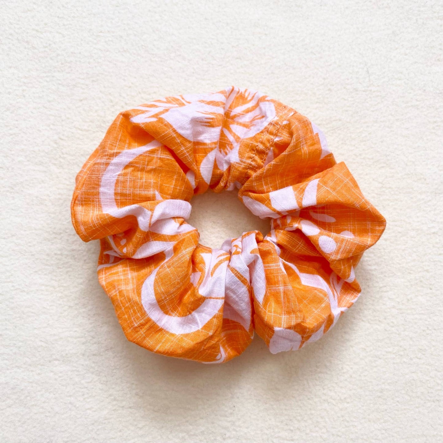 Scrap Fabric Tropical Jumbo Scrunchie