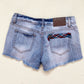 Y2K Dollhouse Low Rise Denim Cut Off Shorts, Size 5