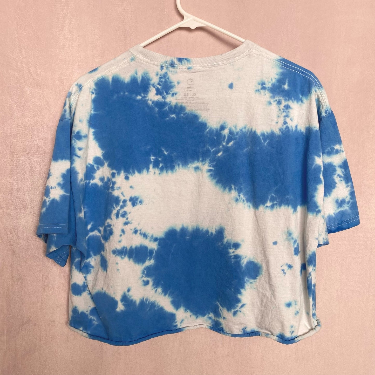 Secondhand Pink Floyd Tie Dye Crop Retro Graphic Band Tee, Size XL